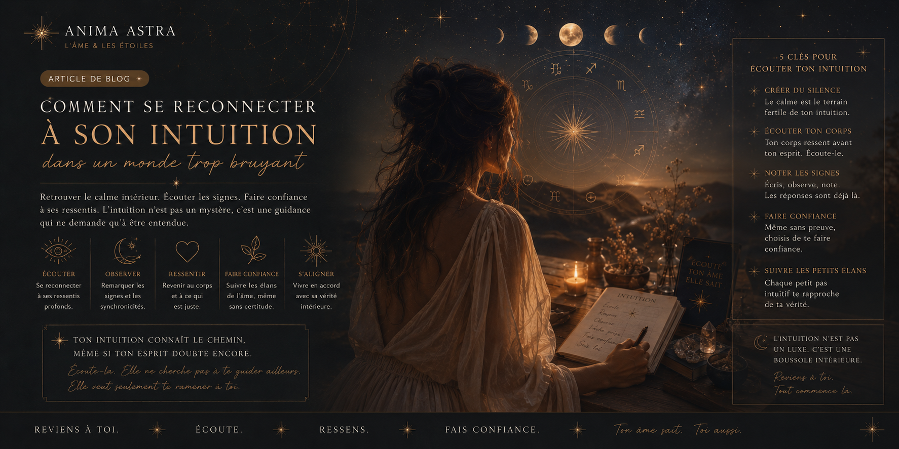 Comment se reconnecter à son intuition dans un monde trop bruyant