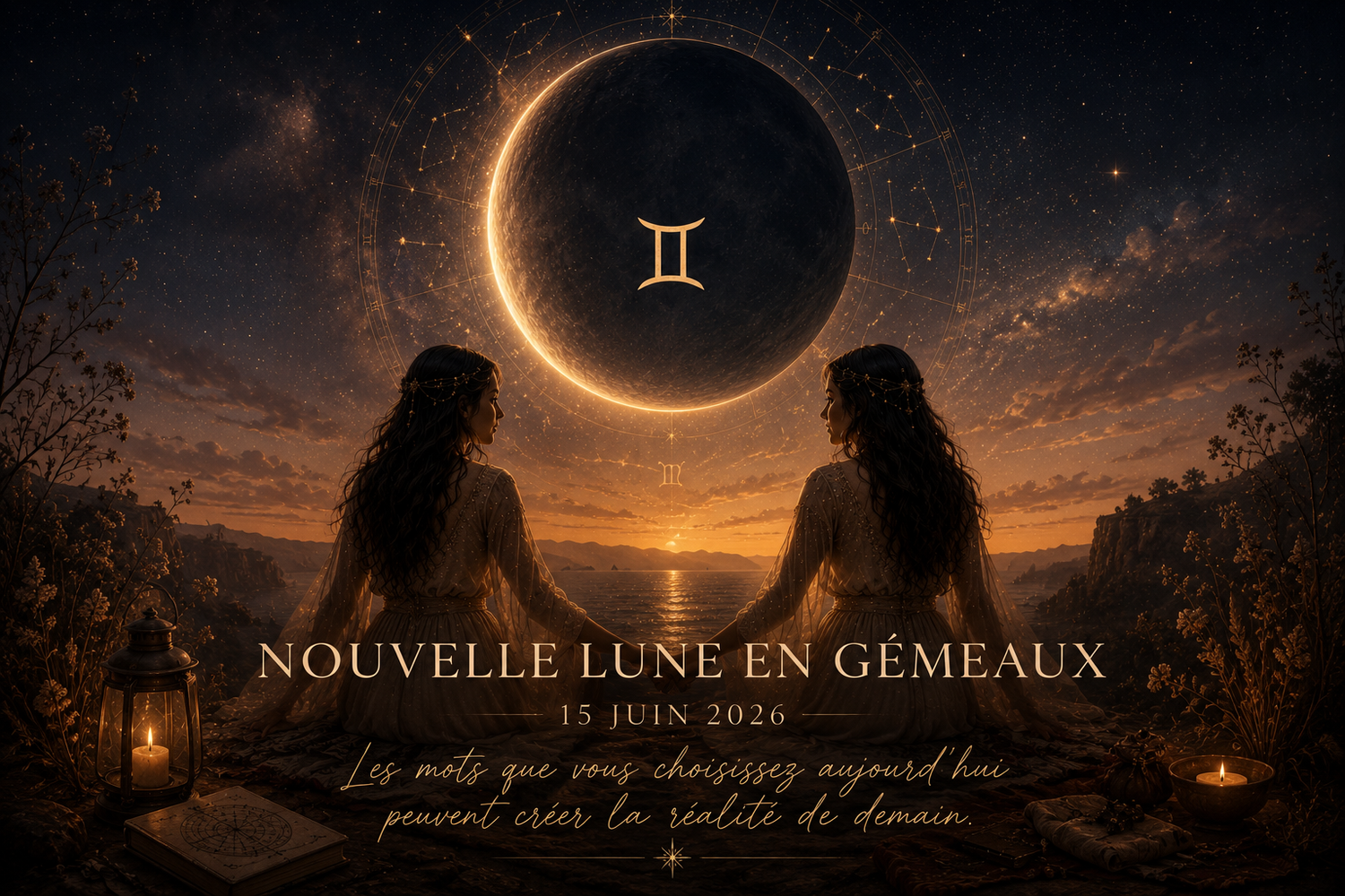 Nouvelle Lune en Gémeaux du 15 juin 2026 : lorsque l'âme trouve de nouveaux mots