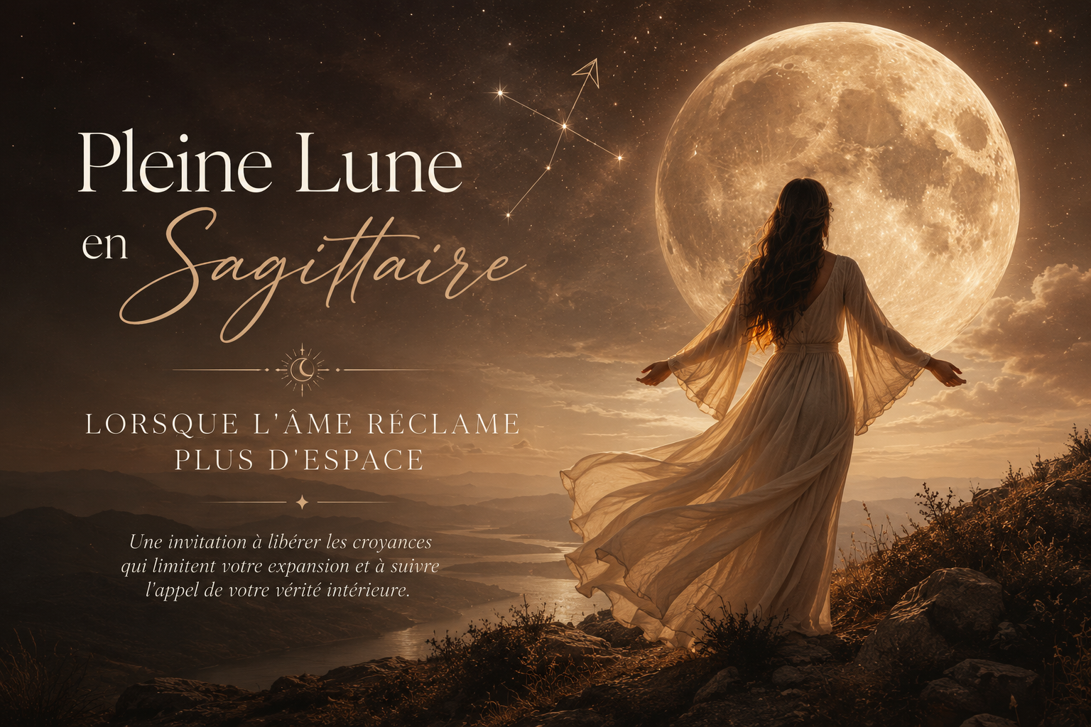 Pleine Lune en Sagittaire du 31 mai 2026 : lorsque l'âme réclame plus d'espace