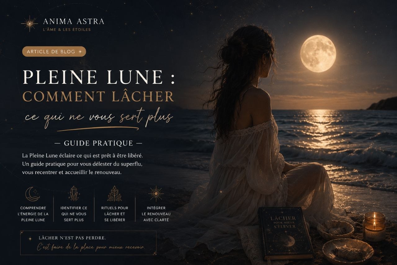 Pleine Lune : comment lâcher ce qui ne vous sert plus