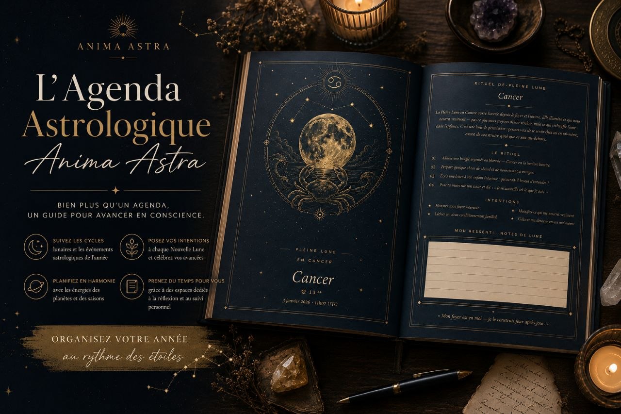 L'Agenda Astrologique Anima Astra : bien plus qu'un agenda, un guide pour avancer en conscience